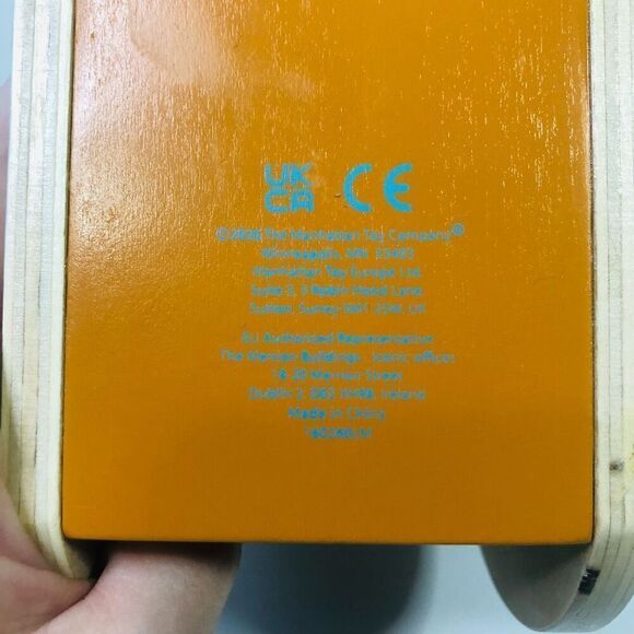 manhattan toy wooden espresso bird/owl replacement base ONLY 2020 play pretend - Picture 7 of 7